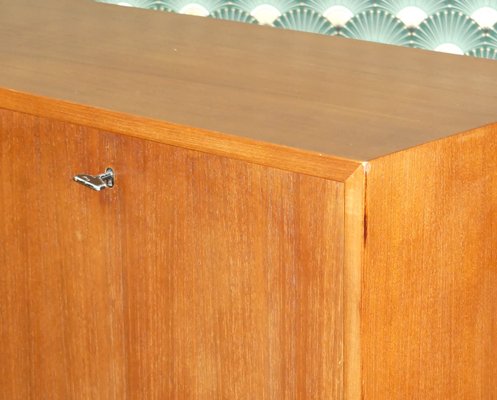 Teak Wall Unit with Secretaire, 1960s-AFE-844836