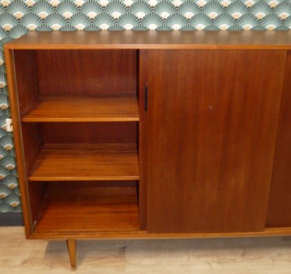 Teak Wall Unit with Secretaire, 1960s-AFE-844836