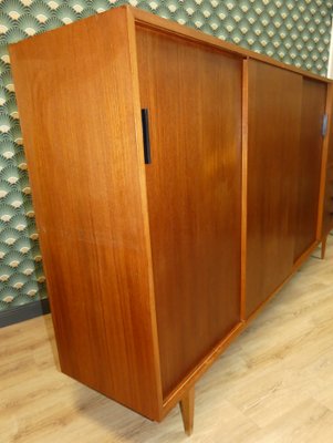 Teak Wall Unit with Secretaire, 1960s-AFE-844836