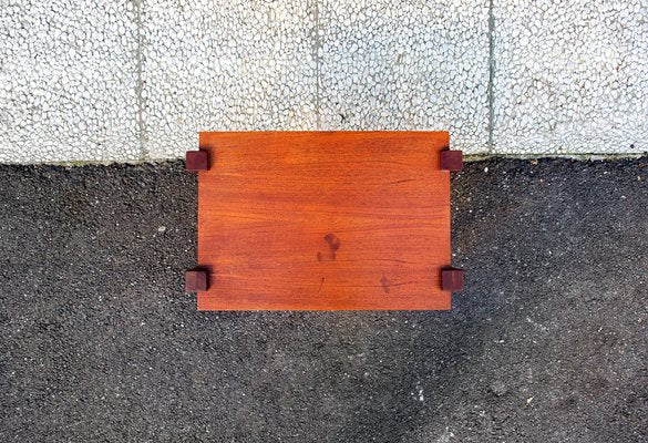 Teak Wooden Coffee Table, Italy, 1960s-VCV-1134290