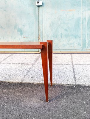 Teak Wooden Coffee Table, Italy, 1960s-VCV-1134290