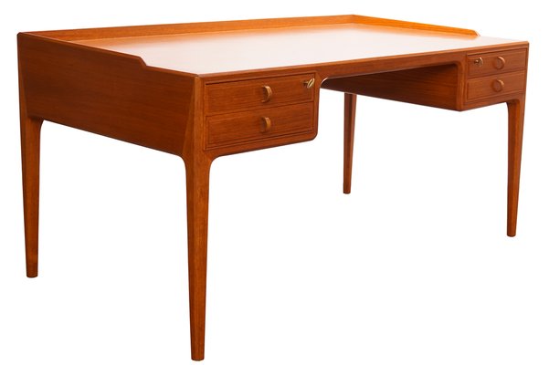 Teak Writing Desk by Bertil Fridhagen for Bodafors, 1960-KIJ-1816781