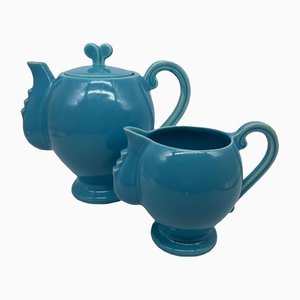 Teapot and Jar by Jean Pobalys, Set of 2-AVC-1298698