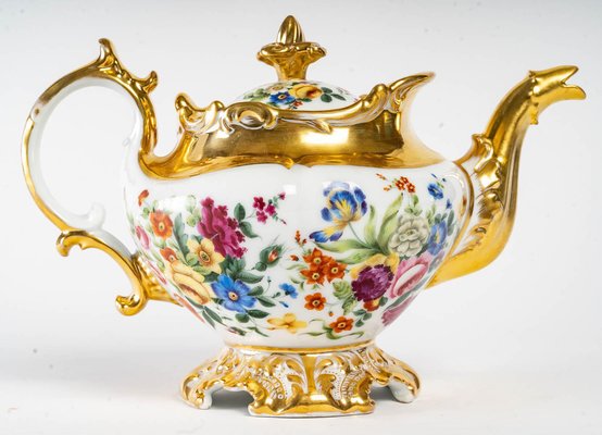 Teapot in Porcelain, Paris, 19th Century-WFS-1578924