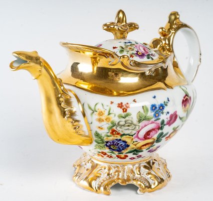 Teapot in Porcelain, Paris, 19th Century-WFS-1578924