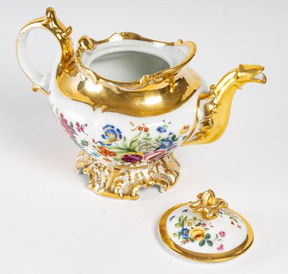 Teapot in Porcelain, Paris, 19th Century-WFS-1578924