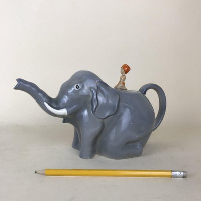 Teapot Model Sabu or Boy on the Elephant from Colclough, England, 1930s-YNA-656098