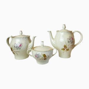 Teapots & Sugar Bowl by Richard Ginori, Set of 3-BAD-1210065