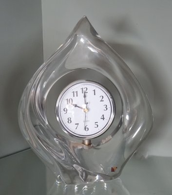 Teardrop Crystal Clock by Jean Daum for Daum, 1960-GT-1673917