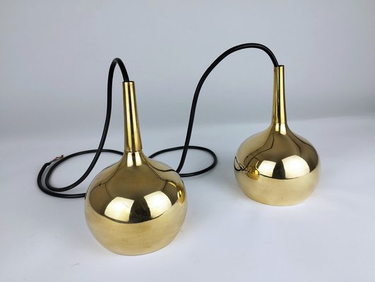 Teardrop Pendant Lights by Hans-Agne Jakobsson for Markaryd, 1960s, Set of 2-SFQ-1761105