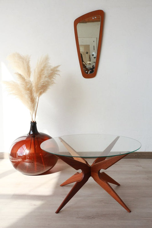 Teck Spider Coffee Table by Vladimir Kagan for Sika Mobler, Denmark, 1960s