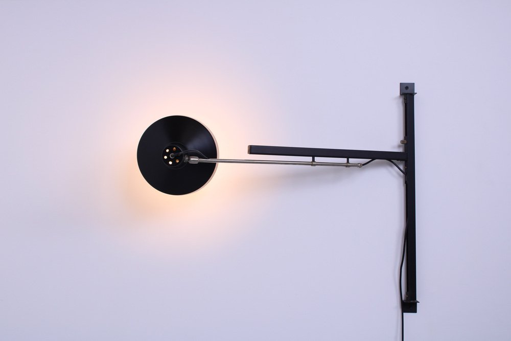 Telescope Wall Light by Niek Hiemstra for Hiemstra Evolux, 1950s