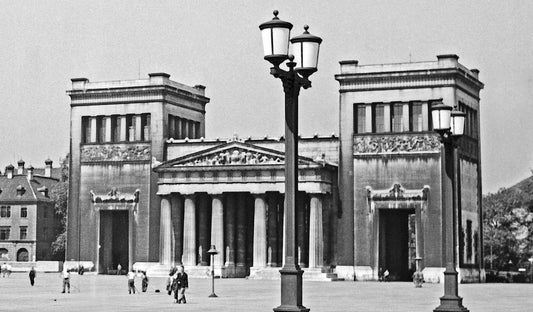 Temple at the Koenigsplatz Square in the City, Munich Germany, 1937