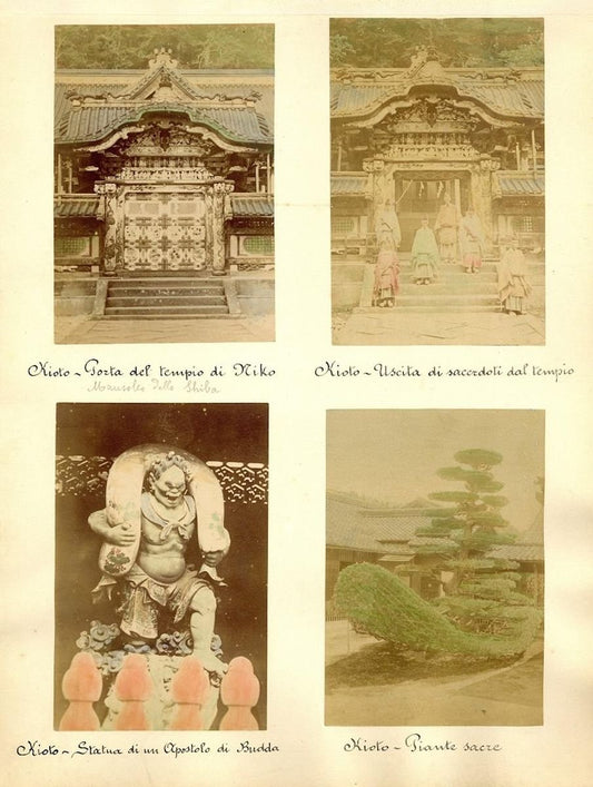 Temples in Japan - Ancient Albumen Print 1870/1890 1870/1890