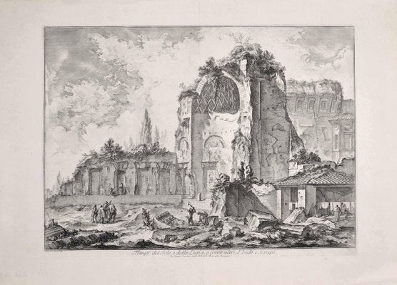 Temples of Iside and Serapi - Etching by G. B. Piranesi - 1759 1759-ZCI-759268