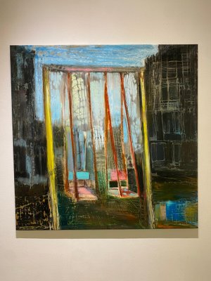 Teona Yamanidze, The Playground, 2022, Oil on Canvas-CHG-2037537