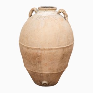 Terracotta Amphora Vase with Torchion Handles, 20th Century-KKK-1821633