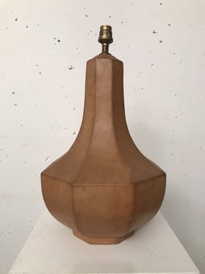 Terracotta Baluster Lamp, 1950s-VAM-1021703