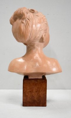 Terracotta Bust of Louise Brongniart After Houdon, 1900-RVK-877367