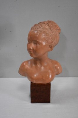 Terracotta Bust of Louise Brongniart After Houdon, 1900-RVK-877367