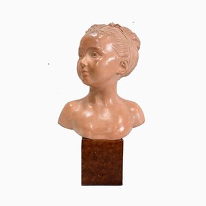 Terracotta Bust of Louise Brongniart After Houdon, 1900-RVK-877367