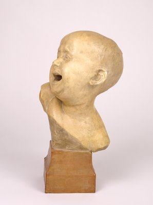 Terracotta Child Sculpture by Alimondo Ciampi-MLN-900108