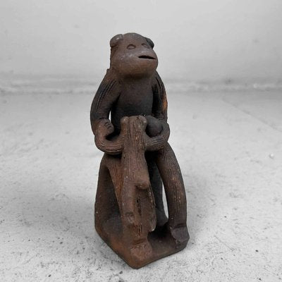 Terracotta Konoha Saru Tree Leaf Monkey Wooden Leage Kiln, Japan, 1970s-DWL-1737130