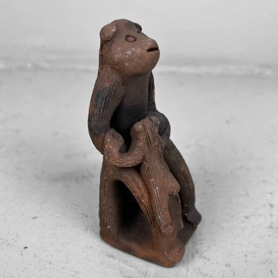 Terracotta Konoha Saru Tree Leaf Monkey Wooden Leage Kiln, Japan, 1970s-DWL-1737130