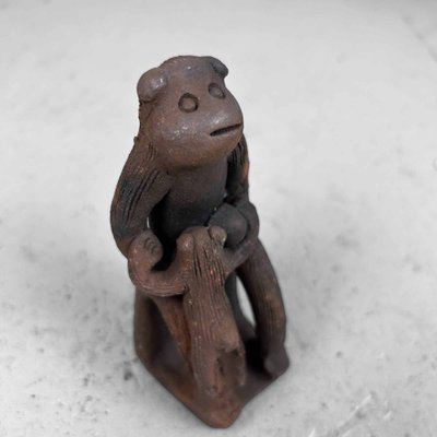 Terracotta Konoha Saru Tree Leaf Monkey Wooden Leage Kiln, Japan, 1970s-DWL-1737130