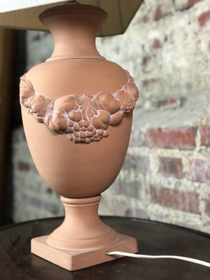 Terracotta Lamp with Fruit Crown Decor-RWZ-1355026