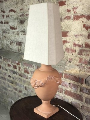 Terracotta Lamp with Fruit Crown Decor-RWZ-1355026