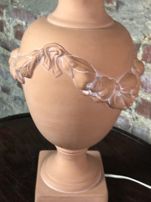 Terracotta Lamp with Fruit Crown Decor-RWZ-1355026