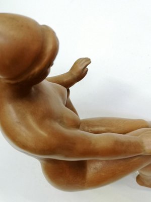 Terracotta Nude Sculpture by Laszlo Marosan 1960s-UWE-829824