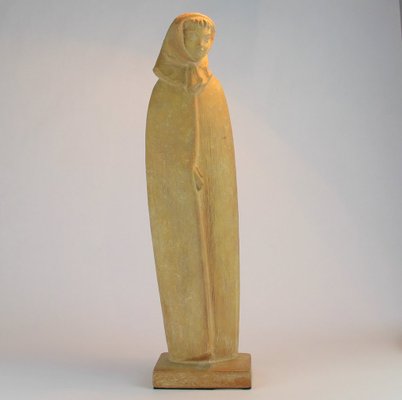 Terracotta Sculpture by Georges Coulon, 1950s-NE-672834