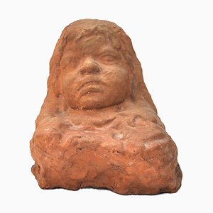 Terracotta Sculpture by Mario Bertozzi-YNQ-912177