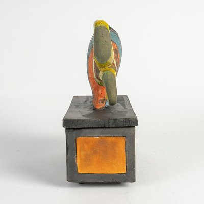 Terracotta Sculpture by R.Capron-WFS-2026625