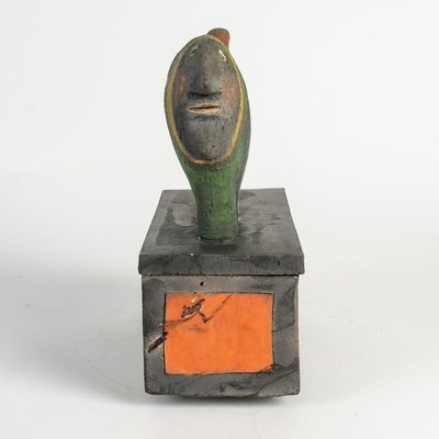 Terracotta Sculpture by R.Capron-WFS-2026625