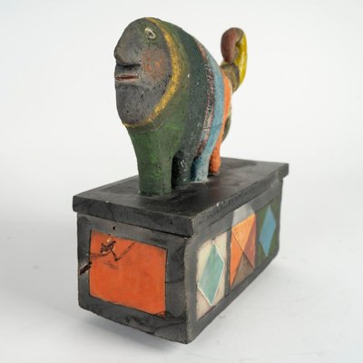 Terracotta Sculpture by R.Capron-WFS-2026625