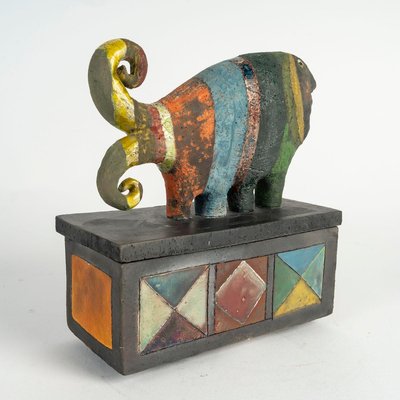 Terracotta Sculpture by R.Capron-WFS-2026625