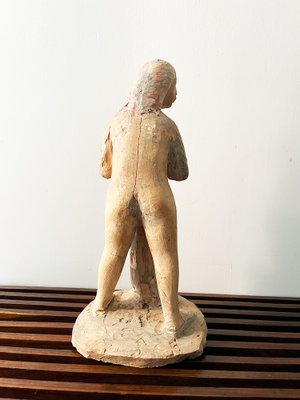 Terracotta Sculpture of Nude Woman, Early 20th Century-OLY-1720028