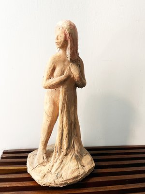 Terracotta Sculpture of Nude Woman, Early 20th Century-OLY-1720028