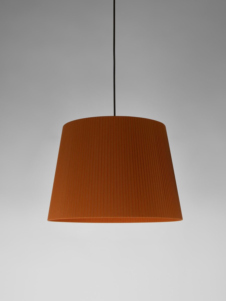 Terracotta Sísísí Cónicas GT1 Pendant Lamp by Santa & Cole