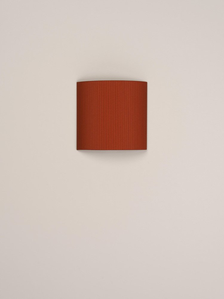 Terracotta Square Wall Lamp by Santa & Cole