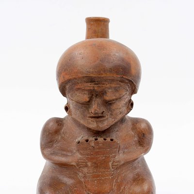 Terracotta Whistling Vase from Chorrera Culture, Ecuador-NYF-2019188