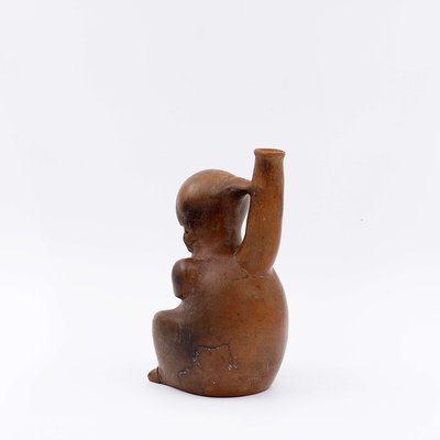 Terracotta Whistling Vase from Chorrera Culture, Ecuador-NYF-2019188