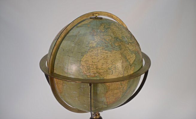 Terrestrial Globe on Wooden Base from M.Vivien De Saint Martin, Paris-NEN-2020075