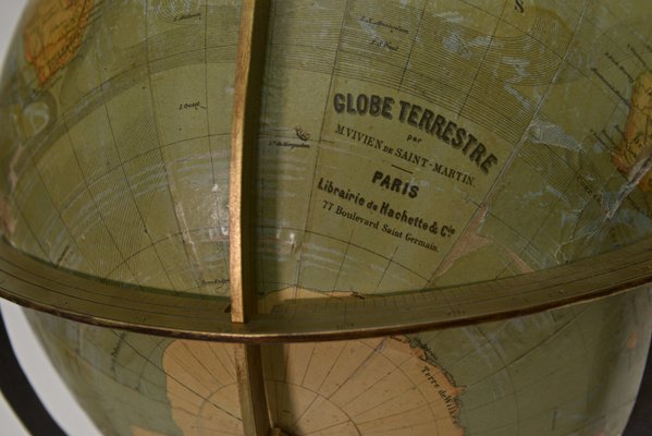 Terrestrial Globe on Wooden Base from M.Vivien De Saint Martin, Paris-NEN-2020075