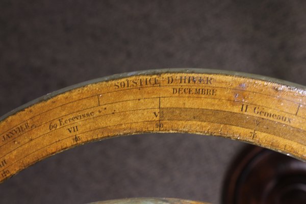 Terrestrial Library Globe on Stand from J. Forest Paris, 19th Century-HPU-1789176