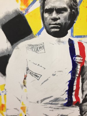 Tessi, Steve McQueen, Mixed Media on Canvas-KHH-1204439