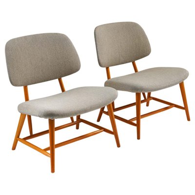 Teve Chairs by Alf Svensson for Ljungs Industrier, 1950s, Set of 2-FM-1392584